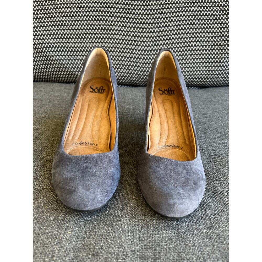 Sofft Women’s Grey Pumps 9.5 Suede Leather